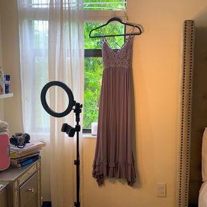 👛Free people Adella Lace Maxi Dress